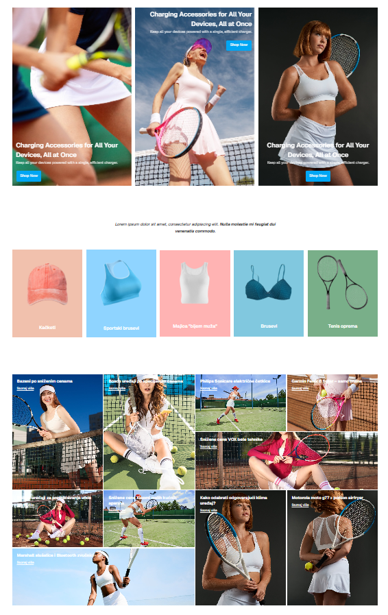 Tennis theme